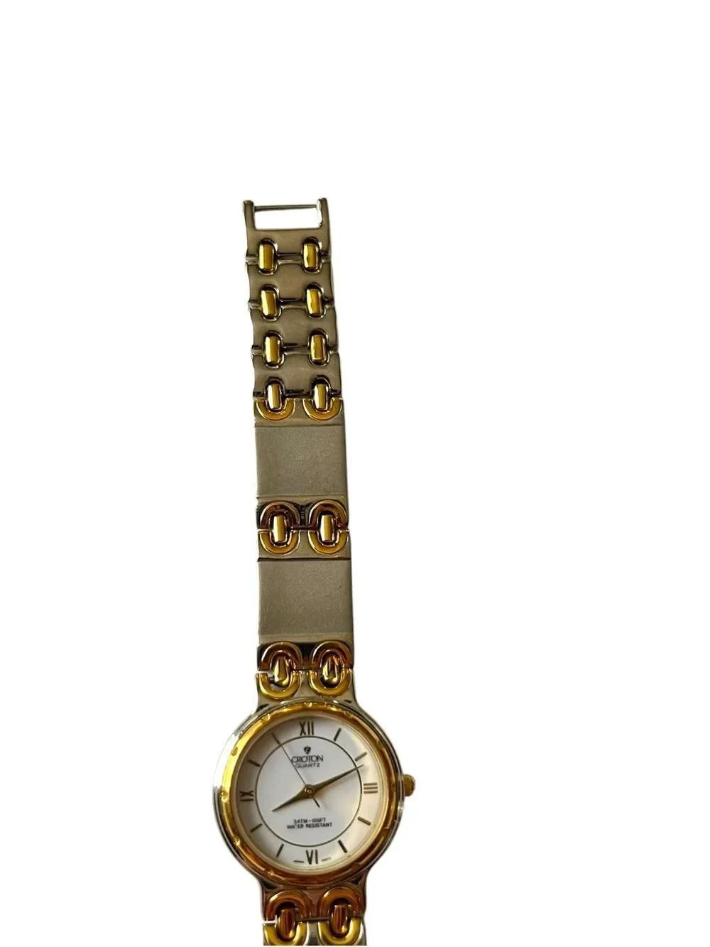 Vintage Croton Two Tone Mixed Metal Watch
